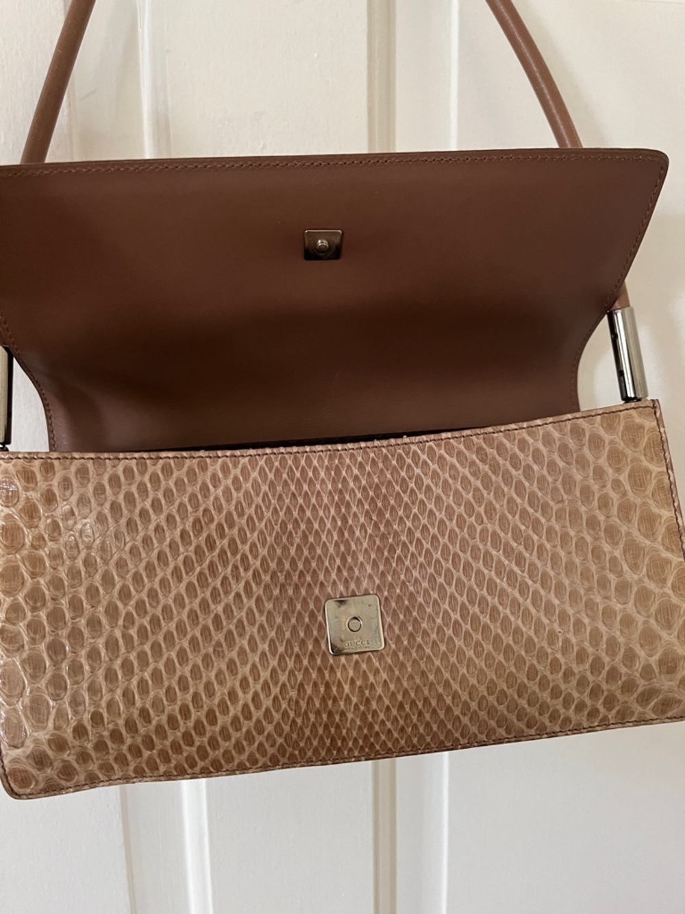 Vintage Gucci Snake Shoulder Bag - Picture 5 of 11